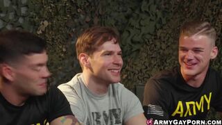 Hot Threesome with David Skylar Julian Brady and Jonathan