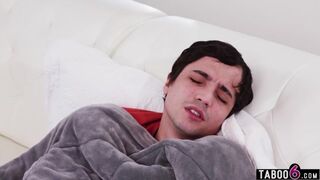 MILF doctor and  fournurses visit young guy who was under the weather