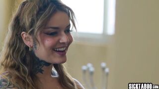 Hot big ass MILF enjoys the risky threesome with husband and stud lover