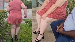 The perverted stranger at the bus stop asked me to lift up my dress & show him my pussy, but I told no, then went home with him