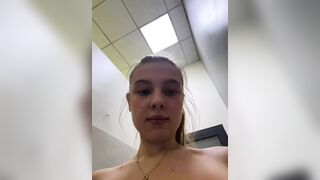 Huge anal plug in perfect ass. Fingering pink pussy