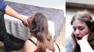 I Got Fucked so Hard Hard with Face Slapping and Oral Sex