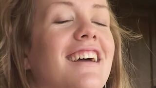 Teen blonde cutie gets all dressed up for hardcore anal sex