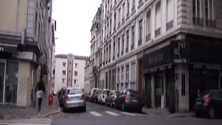 Hot French babe picked up and fucked by several dudes