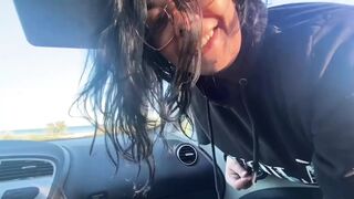 Maya Gets Into a Stranger's Car and They Fuck in the Parking Lot