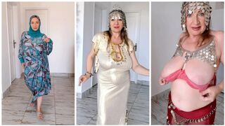 Oriental Allure: Busty Granny MariaOld’s Strip Dance Extravaganza