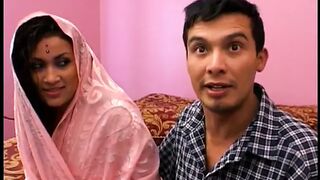 Horny Indian slut takes a bunch of dicks in her holes