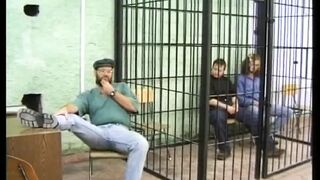 Crazy hot orgy in the prison!